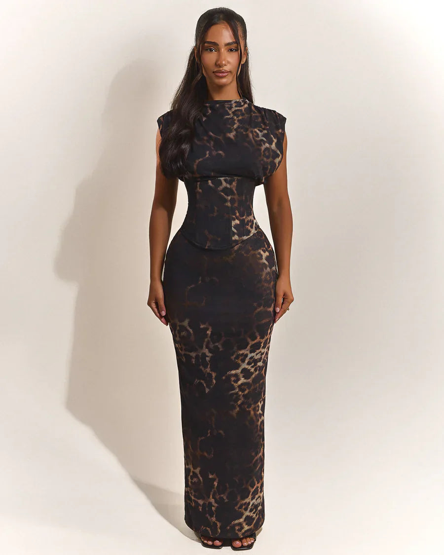 Vestido de leopardo