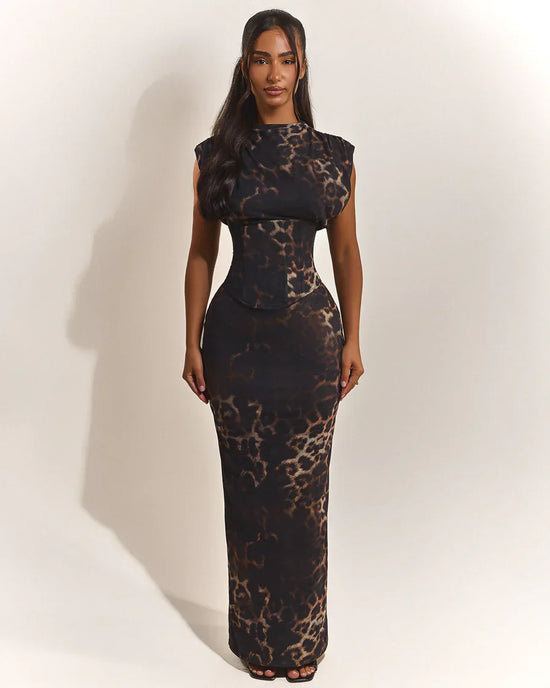 Vestido de leopardo