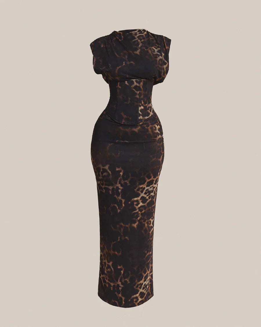 Vestido de leopardo