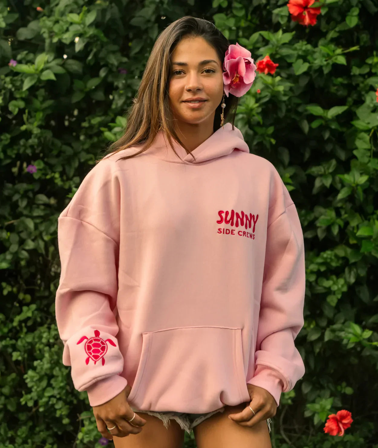 Sweat à capuche "Sauvons la tortue"